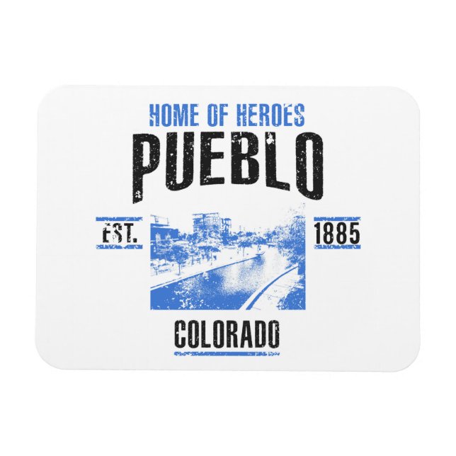 Imán Pueblo (Horizontal)