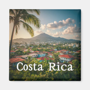Imán Pueblo costero tropical de Costa Rica