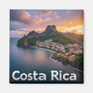 Imán Pueblo costero tropical de Costa Rica