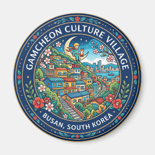 Imán Pueblo Cultural de Gamcheon Corea del Sur