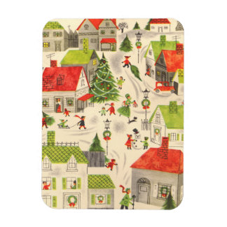 Imán Pueblo de los pequeños Navidades