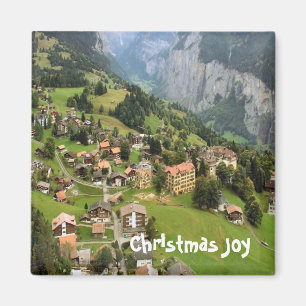 Imán Pueblo de montaña, región de Jungfrau