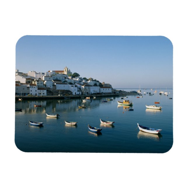 Imán Pueblo de Pescadores de Ferragudo, Algarve, Portug (Horizontal)