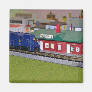 Imán Pueblo del tren del modelo de escala de N