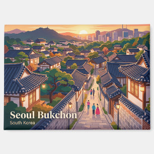 Imán Pueblo Hanok de Bukchon Corea del Sur