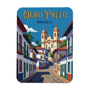 Imán Pueblo Histórico de Ouro Preto Brasil