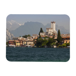 Imán Pueblo junto al lago, Malcesine, Provincia de Vero