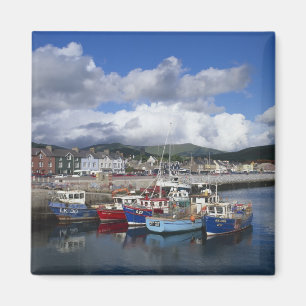 Imán Pueblo y puerto, Dingle, condado de Kerry,