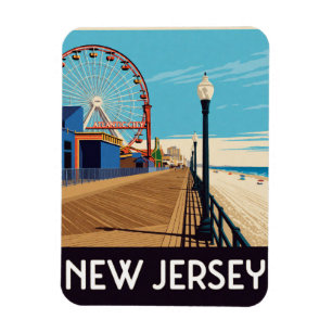 Imán Pueblos costeros de Nueva Jersey EE. UU. y viajes 