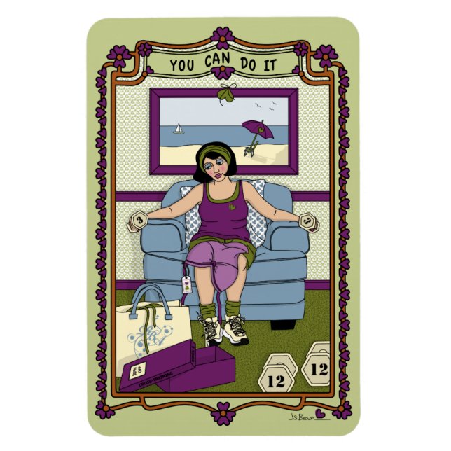 Imán Puede Hacer Refrigerador It_A_4x6 (Vertical)