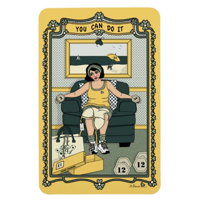 Imán Puede Hacer Refrigerador It_C_4x6 (Vertical)