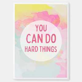 Imán Puedes Hacer Cosas Duras Pastar Las Colores De Agu