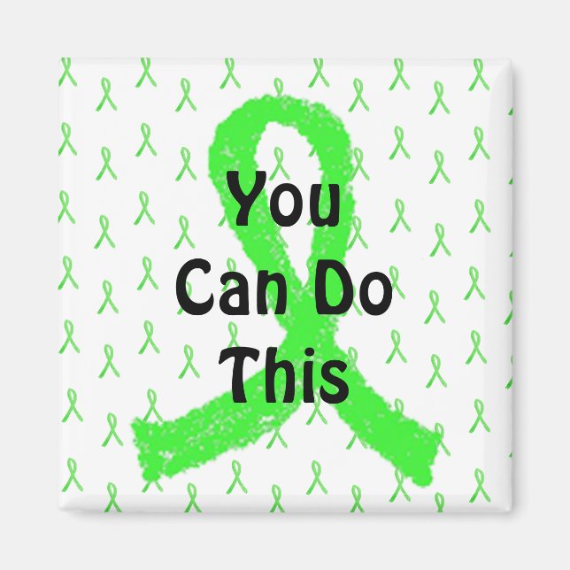 Imán Puedes Hacer Esto, Inspirador Lyme Magnet (Frente)