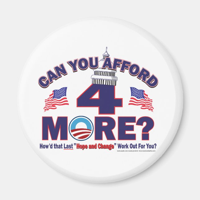 Imán ¿Puedes Pagar 4 Más? (Frente)