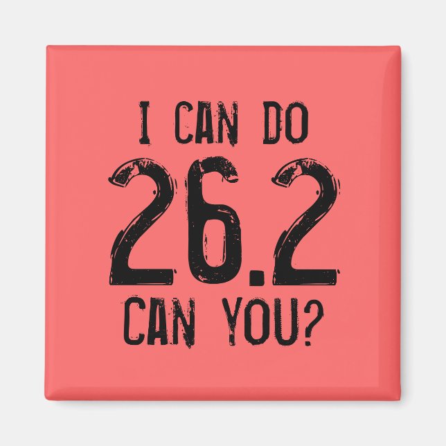 Imán Puedo hacer 26.2 — ¿Puedes? (Frente)