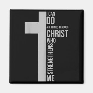 Imán Puedo hacer cosas a través de Cristo que me fortal