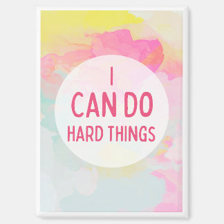 Imán Puedo Hacer Cosas Duras Pastar Las Acuarelas