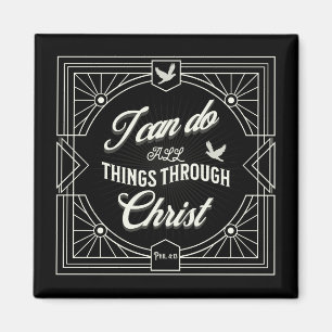 Imán Puedo hacer todas las cosas a través de Cristo