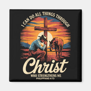 Imán Puedo hacer todas las cosas a través de Cristo Vaq