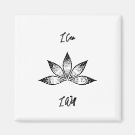 Imán Puedo Inspirador Determinación Lotus