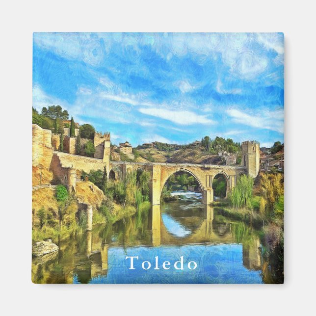 Imán Puente Alcantara en Toledo. (Frente)