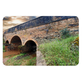 Imán Puente arcaico triple de piedra