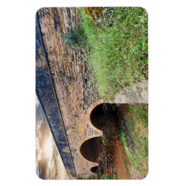 Imán Puente arcaico triple de piedra