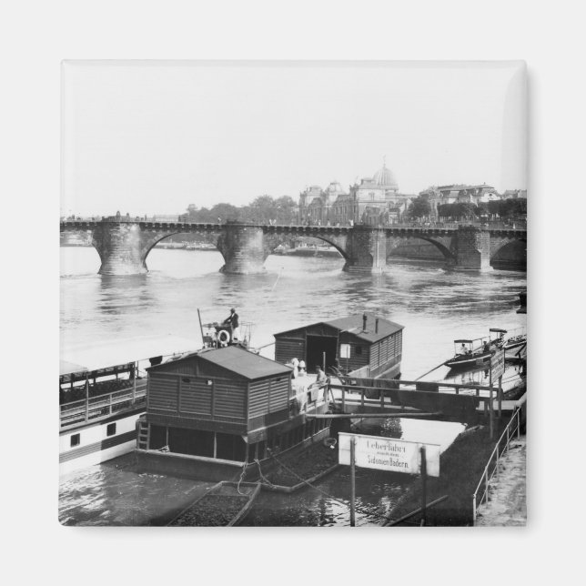 Imán Puente Augustus, Dresden, c.1910 (Frente)