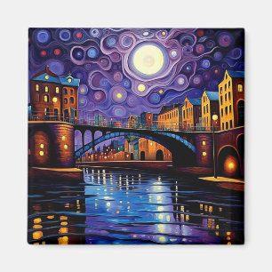 Imán Puente bajo luz de la luna 1