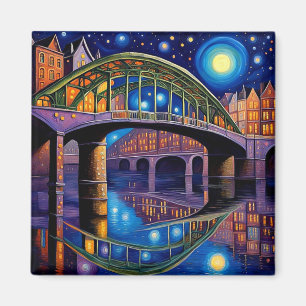 Imán Puente bajo luz de la luna 5