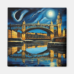 Imán Puente bajo luz de luna 2
