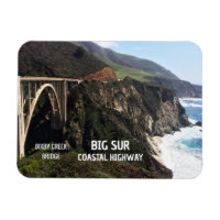 Puente Bixby Creek, Costa Big Sur, Playa, Oleaje, 
