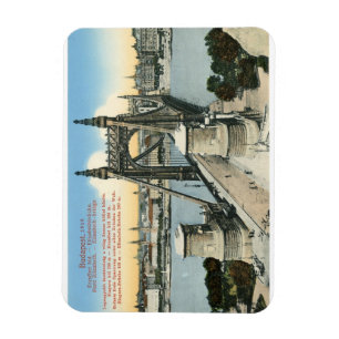 Imán puente budapest 1910 hungary vintage elizabeth