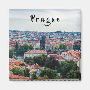 Imán Puente Carlos y la iglesia de San Nicolás - Praga