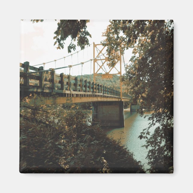 Imán puente castor en resortes eureka (Frente)