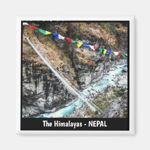 Imán Puente colgante, Sagarmatha, sendero Everest - Nep