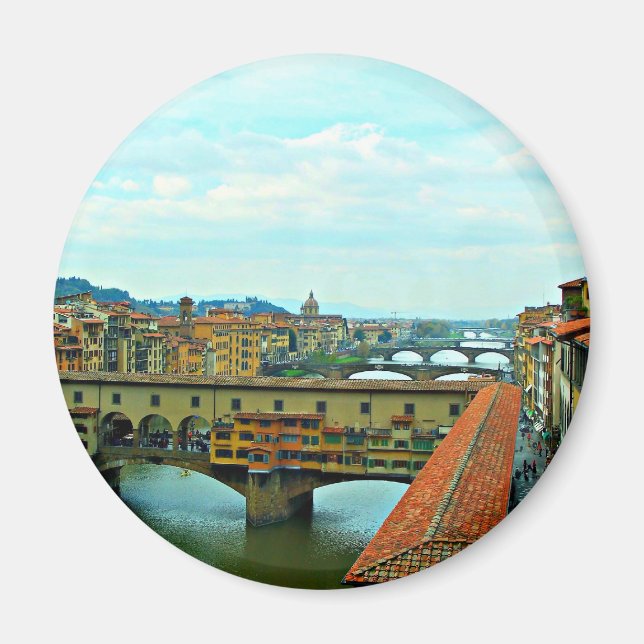 Imán Puente comercial de Florencia, Italia (Frente)