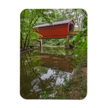 Puente cubierto de arroyo azucarero, Glenarm, Illi