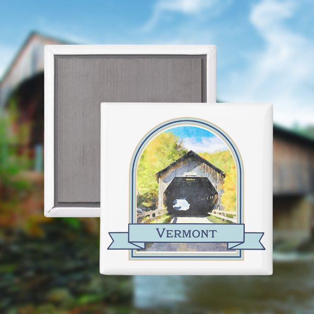 Imán Puente cubierto de Vermont (Subido por el creador)