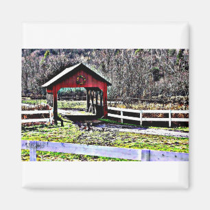 Imán Puente cubierto - Stowe, Vermont