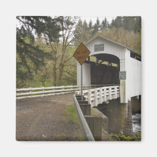 Imán puente cubierto Wild Cat, condado de Lane, Oregon