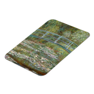 Imán Puente de arte monet sobre un estanque de lirios d