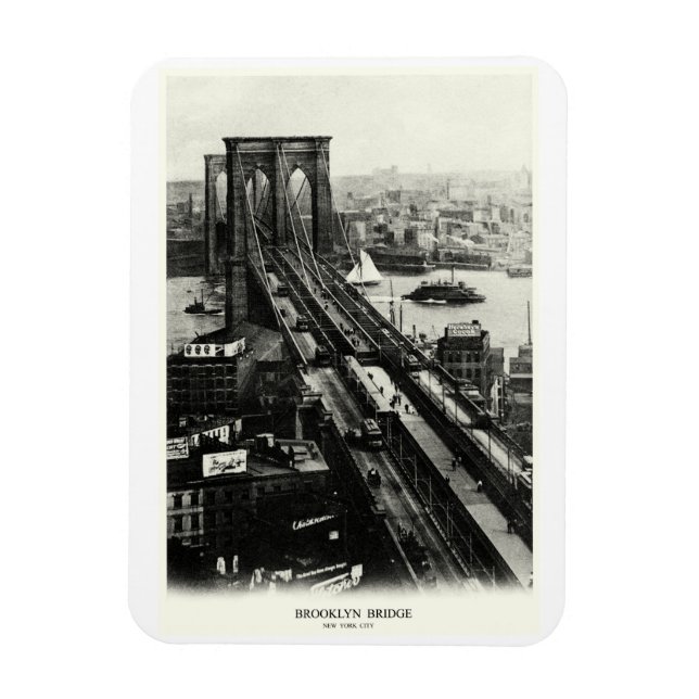 Imán Puente de Brooklyn de 1900 (Vertical)