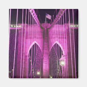 Imán Puente de Brooklyn Lit Purple