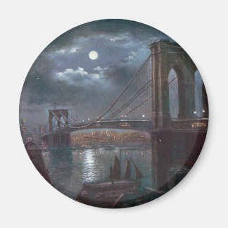 Imán Puente de Brooklyn por Moonlight
