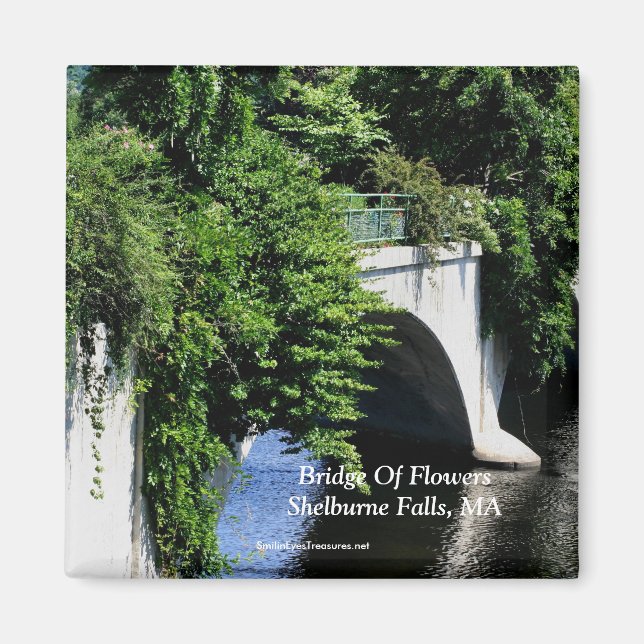 Imán Puente De Flores Shelburne Cae MAMÁES Magnet (Frente)