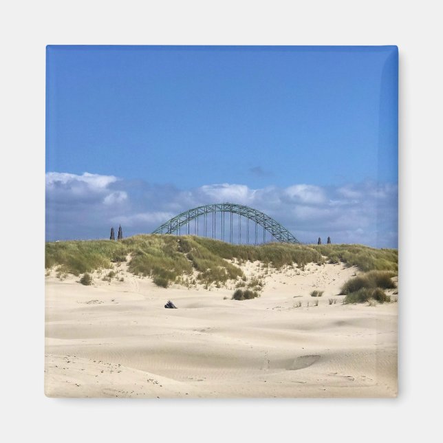 Imán Puente de la Bahía Yaquina, Newport, Oregón (Frente)