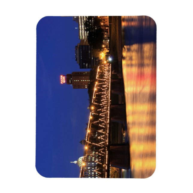 Imán Puente de la calle Walnut Estatal de Pennsylvania (Vertical)