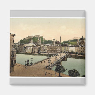 Imán Puente de la ciudad, Salzburg, Austro-Hungría