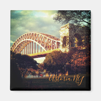 Imán "Puente de la Puerta del Infierno en otoño"
